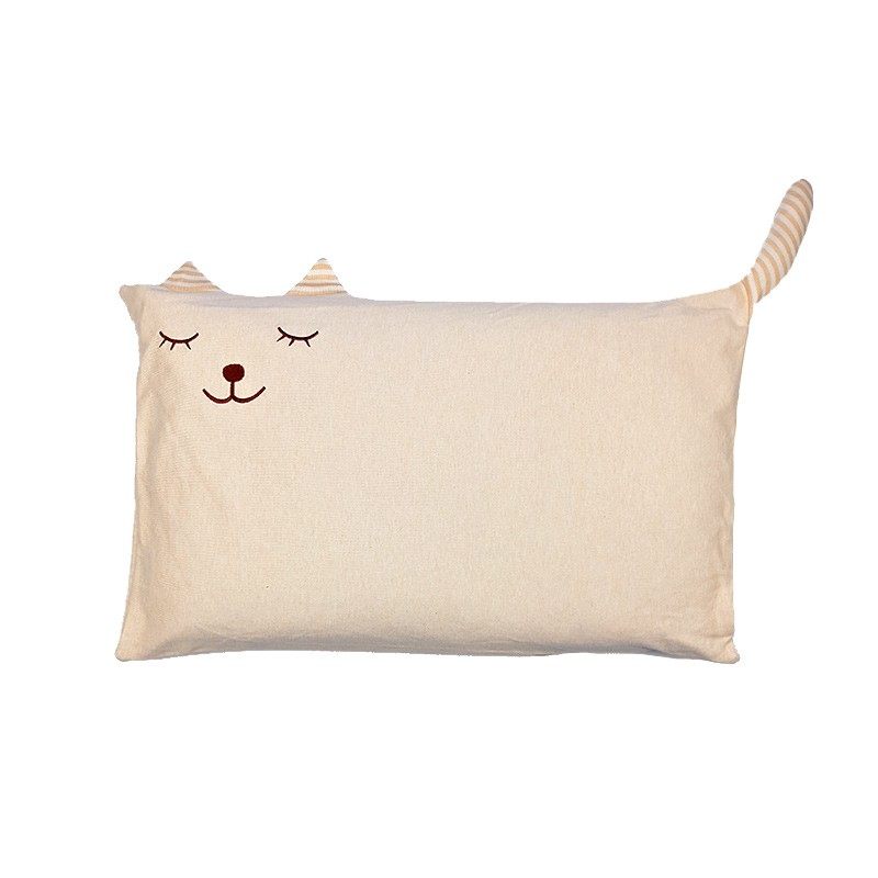 婴儿纯棉枕0-1-5岁防多汗新生儿童四季通用枕头宝宝荞麦枕矫正枕