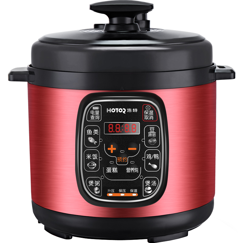 HOTOR浩特2.5-4-5-6L智能预约电压力锅多功能机械式旋钮高压锅