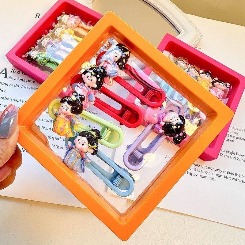 网红可爱卡通古风儿童发夹唐朝公主发夹盒装侧边刘海发卡女孩发饰,童装/婴儿装/亲子装,发饰,淘宝优惠券,粉丝福利购,淘宝优惠卷