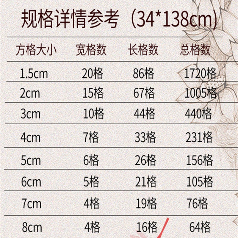 安徽宣纸四尺对开半生偏熟1.5cm2cm3cm4cm5cm6cm7cm8cm小楷方格纸