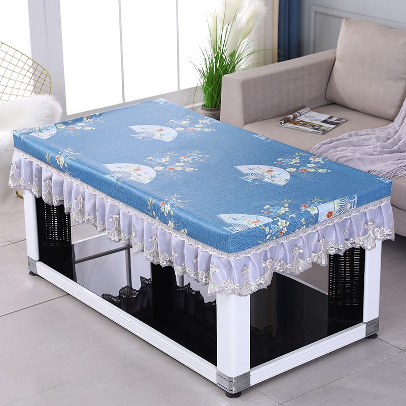 长方形烤火罩防水防油电炉罩桌布茶几罩皮革暖炉罩餐桌罩新款免洗