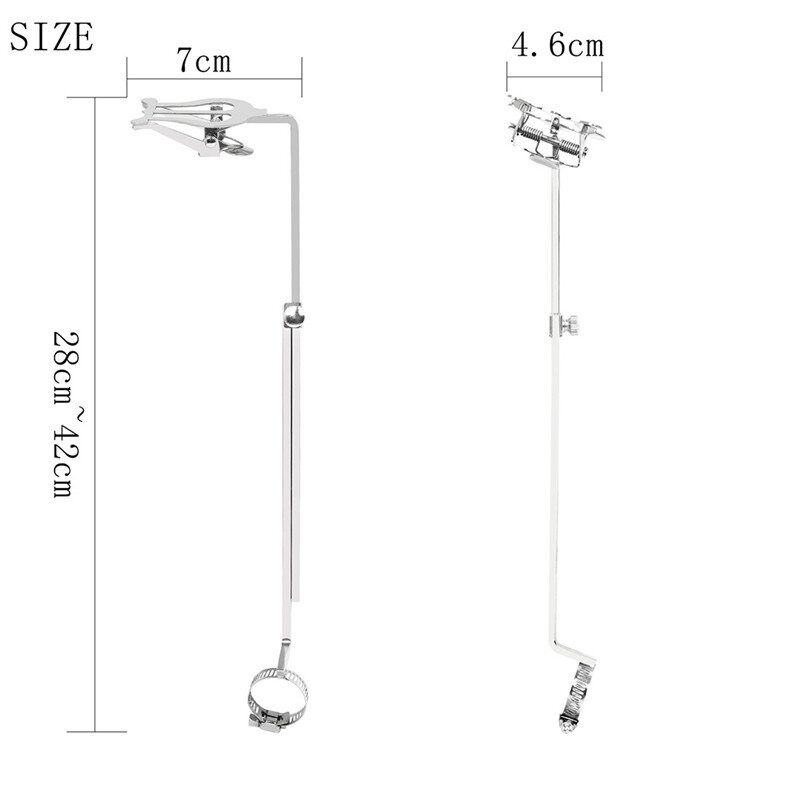 长笛支架便携式乐谱支架行进乐谱夹子曲谱固定夹普夹木管乐器配件