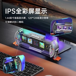 Divoom点音时光之门任意屏电子日历电竞桌面摆件科技时钟感辉光管