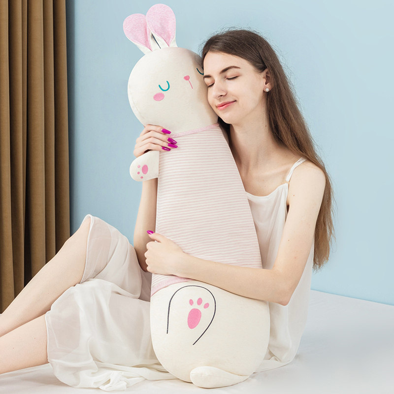 抱枕女生睡觉长条枕儿童陪睡靠枕夹腿枕头孕妇床上专用靠垫可拆洗