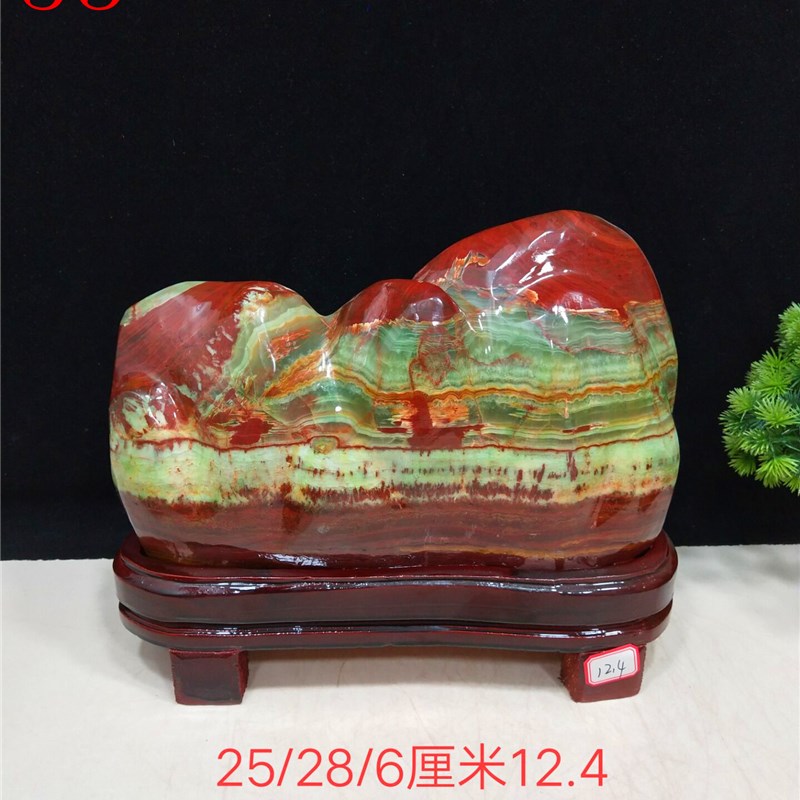 天然古青玉奇石原石观赏石客厅办公室桌面玄关镇宅靠山石装饰摆件