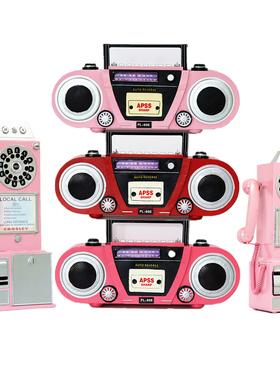 复古老式挂壁挂电话机模型服装店酒吧橱窗装饰品壁饰摆件摄影道具