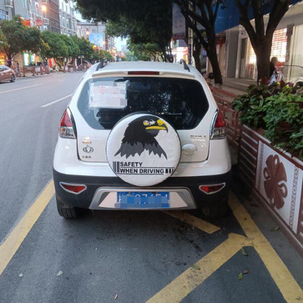 吉利全球鹰GX2改装装饰车用品熊猫CROSS汽车轮胎套备胎罩专用配件