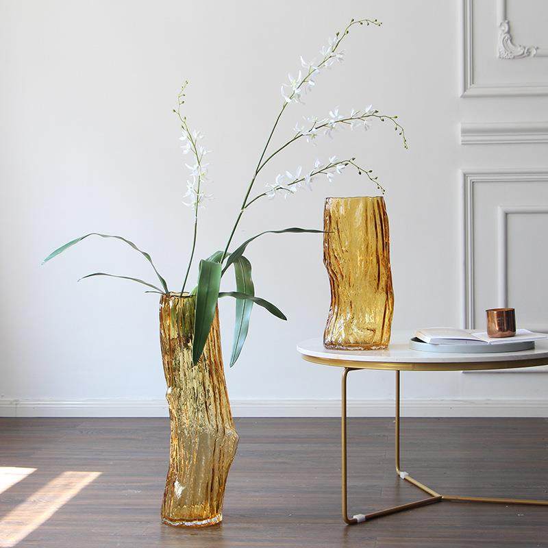 怡露工艺树根玻璃花瓶落地大号直筒花器厚重新品设计软装工艺品,纺织面料/辅料/配套,纺织机械配件,淘宝优惠券,粉丝福利购,淘宝优惠卷