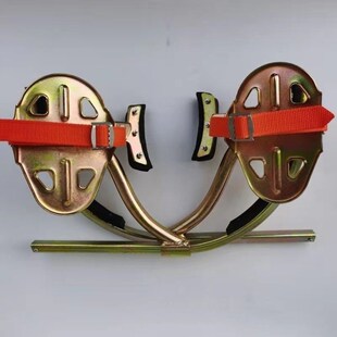 大踏板电工脚扣爬杆器万能登电杆脚E趴水泥杆上电线杆神器电力铁