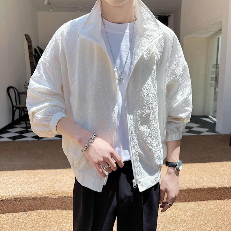 轻量户外防晒衣h男冰丝凉感超薄透气美式机能冲锋衣夏季薄款外套