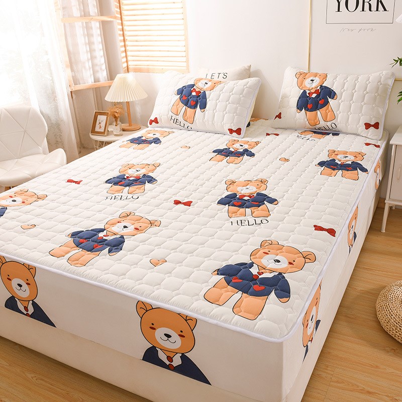 夹棉床笠单件加厚席梦思床垫保护套床单防滑固定床罩全包防尘罩套