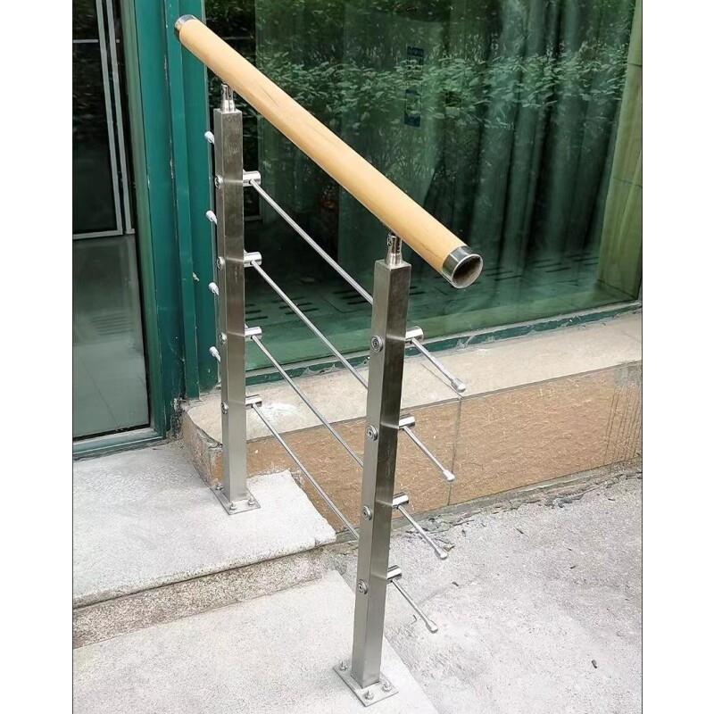 全套家用门口楼梯扶手护栏庭院室外走廊平台围栏杆304不锈钢立柱