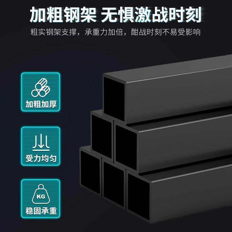 转角彷实木电竞电脑桌家用l型桌子书架一体卧室房间多功能办公桌