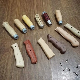 菜刀把手柄配件刀把手柄铆钉菜刀柄配件刀把铆钉刀柄实木替换木柄