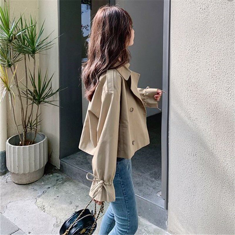 外套宽松风衣春秋2024女装女短款韩版百搭小个子外穿显瘦新款爆款