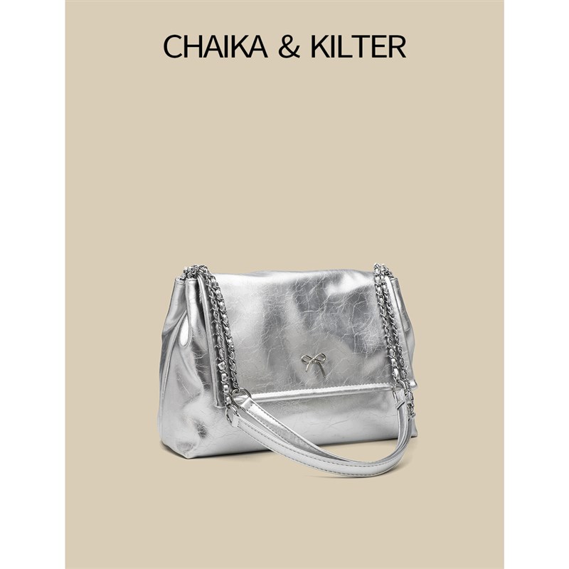 高级质感通勤上班斜l挎包包女士2025夏季新款大容量百搭链条小方