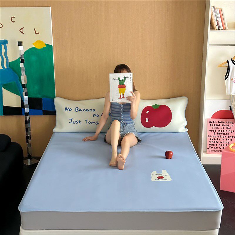 【番茄口袋】童趣冰丝凉席三件套 夏季凉感冰丝软席 床笠款床单款,床上用品,冰丝席,淘宝优惠券,粉丝福利购,淘宝优惠卷