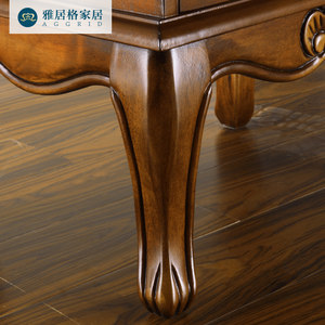 雅居格美式实木仿古五斗柜 复古欧式储物柜五斗橱首饰收纳柜PD308