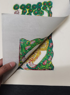 传统年画凤翔木版年画木板年画纯手工民俗民间工艺品弼马温槽头神