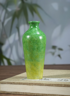 黄铜摆件《春色满园》铜工艺品家用客厅桌面 插花干花花瓶装饰品