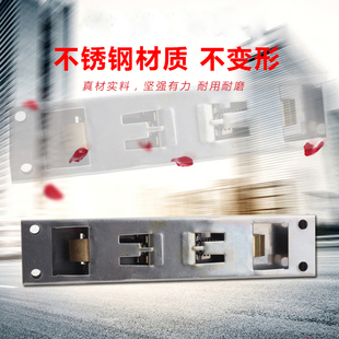 老式不锈钢栅栏移门锁阳台大门铁拉闸门推拉门双舌铜芯防盗门碰锁