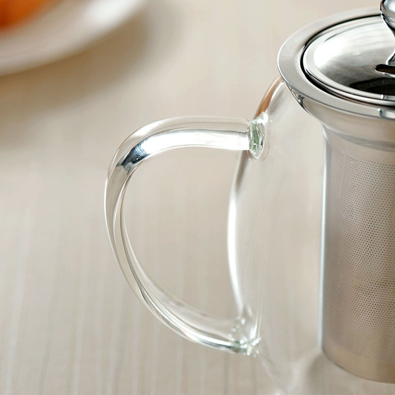玻璃茶壶耐高温功夫红茶杯不锈钢过滤冲茶器煮茶壶泡茶壶茶具加厚