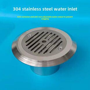 304不锈钢游泳池入口,出口,鱼塘,浴池溢出出口,地漏,侧漏,