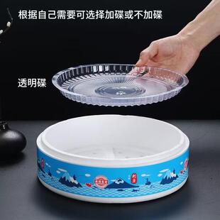 三文鱼厂家直销刺身寿司保鲜泡沫鱼生外卖拼盘打包海鲜保温保鲜盒