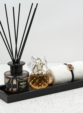 卫生间香薰摆件全屋定制展厅装饰品样板间托盘套装北欧样板房软装