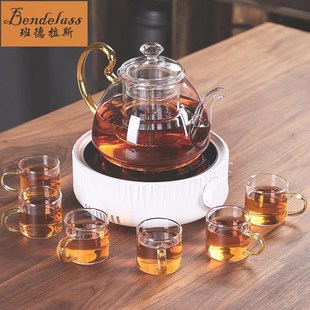 家用煮茶器蒸汽玻璃煮茶s壶保温茶复古壶网红办公室电陶炉茶具送
