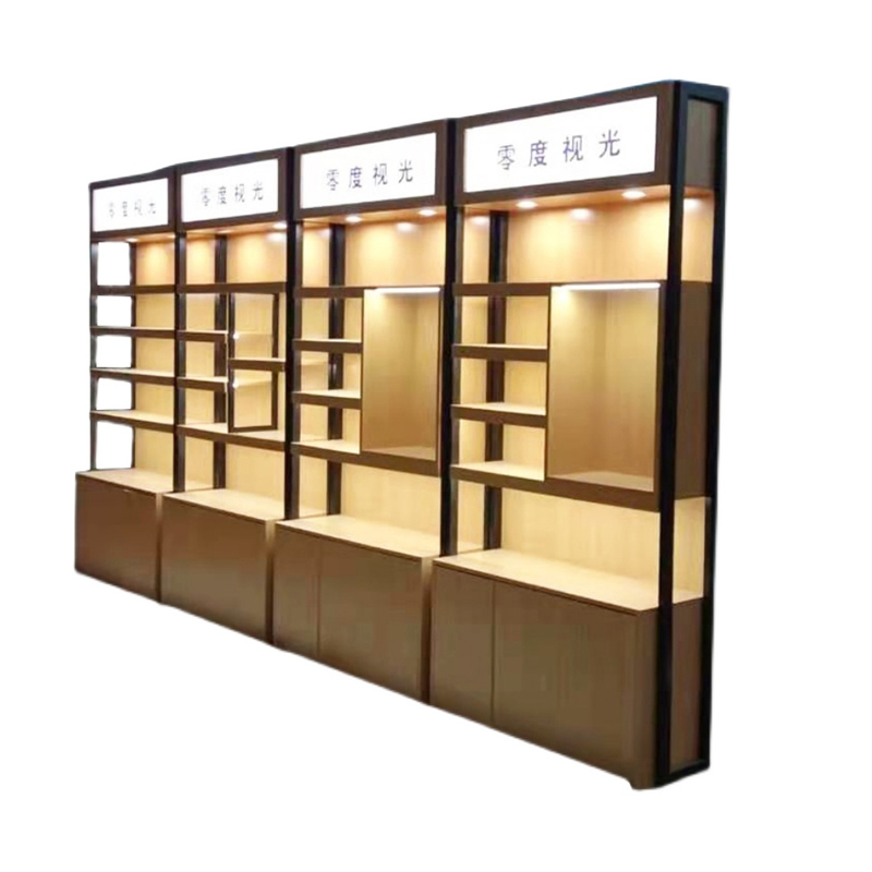 鑫宇眼镜展柜定制眼镜展示柜台眼镜柜子眼镜店柜台定做实木货架
