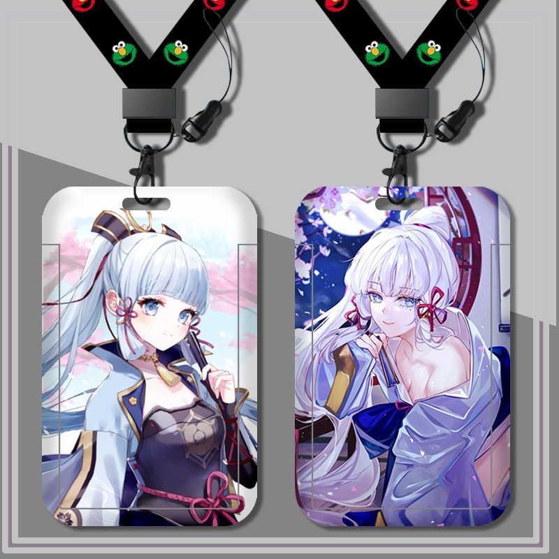 原神神里凌华周边卡套卡套学生饭卡校园卡证件公交卡挂脖工厂牌套