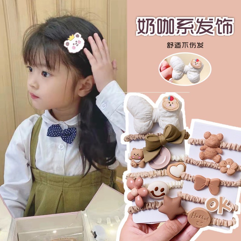 2024生日礼物新款女孩六一儿童节发饰套装礼盒发卡头饰首饰盒发夹