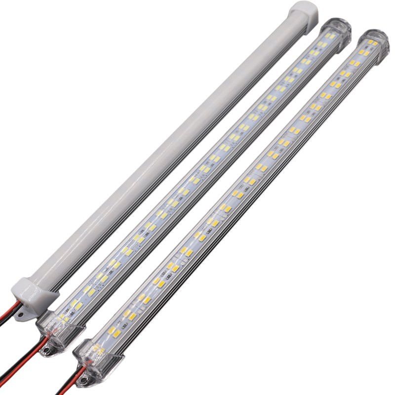 12V5730超亮双排LED硬灯条展柜橱柜机床设备柜台汽车照明长条灯管
