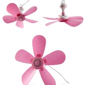 电风扇小迷你蚊帐吊扇微风宿舍学生家用小型静音大风力床上小电扇