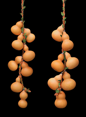 天然葫芦串文玩挂件摆件精品门口阳台客厅卧室墙壁装饰真手捻胡卢