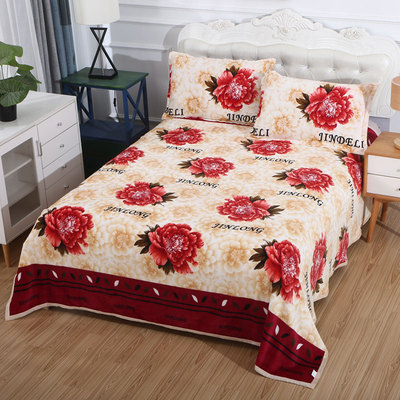 珊瑚绒床单单件冬季加厚保暖法兰绒毛绒学生宿舍单双人法兰绒被单