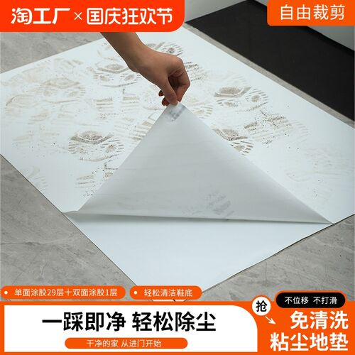一次性入户门f地垫门垫地毯垫子门口进门脚垫沾门前防滑裁剪室内