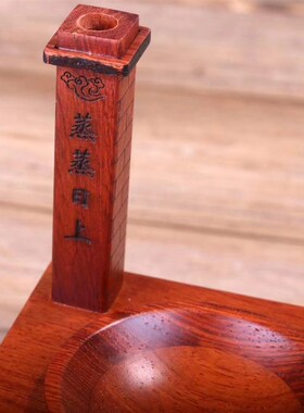 缅花蒸蒸日上小摆件 红木礼品 灶台+蒸笼摆饰 风景Z区货源