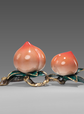 寿桃摆件老人生h日祝寿礼品送长辈父母贺寿礼物7080大寿蟠桃装饰