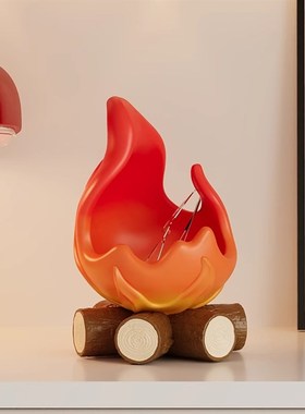 小炭火钥匙收纳玄关摆件家居装饰品入户客厅鞋柜软装乔迁新居礼物