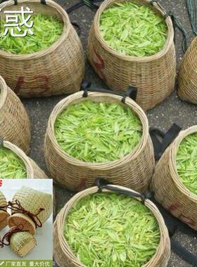 采茶叶的篮子摘茶多功能蓝子采摘工具小竹筐竹篓采茶娄的斜挎专用