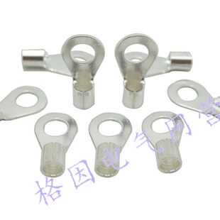 OT 6-4 接线端子 冷压鼻 铜鼻子 圆形裸端头 6mm 螺丝M4 1000只