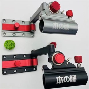 钓箱炮台架配件拐角左手右手支架专用万向旋转架座加厚大物通用