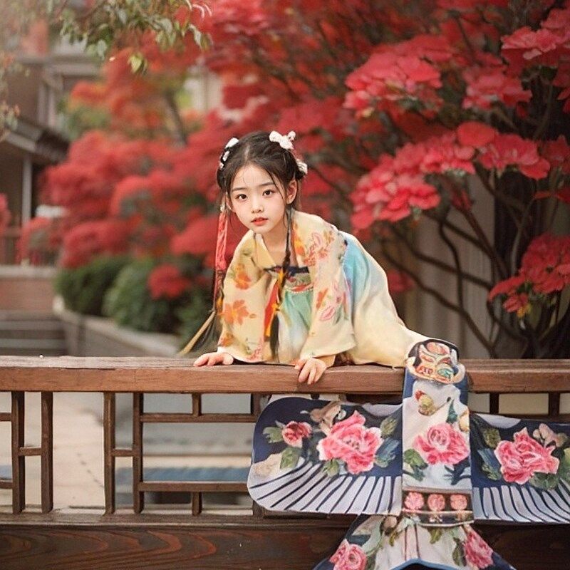 女童汉服宝宝儿童唐装中国风小女孩刺绣龙女夏天七分袖薄款连衣裙,童装/婴儿装/亲子装,汉服,淘宝优惠券,粉丝福利购,淘宝优惠卷