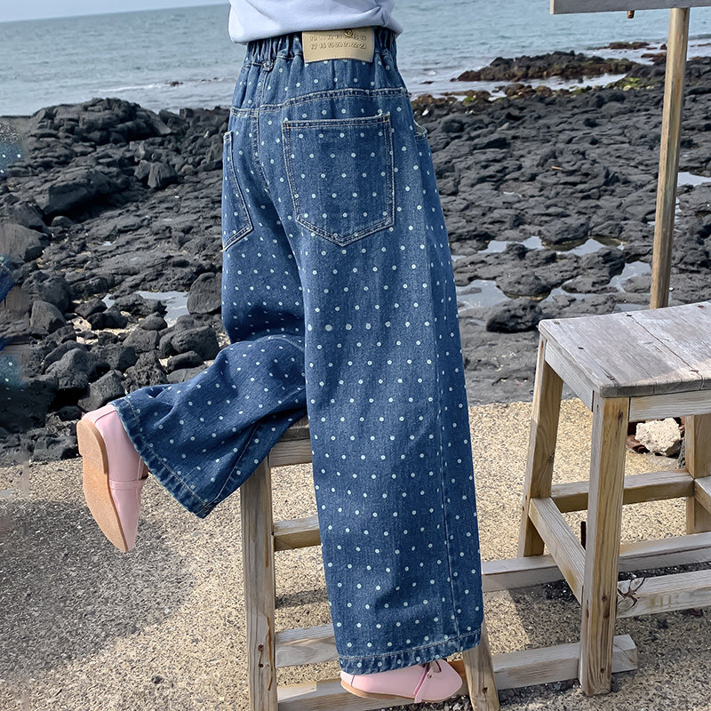 女童裤子春秋款2024新款洋气儿童牛仔裤秋装小女孩秋季休闲裤宽松,童装/婴儿装/亲子装,裤子,淘宝优惠券,粉丝福利购,淘宝优惠卷