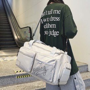 旅行包男大容量手提行李袋运动训练健身包干湿分离女士出差收纳包