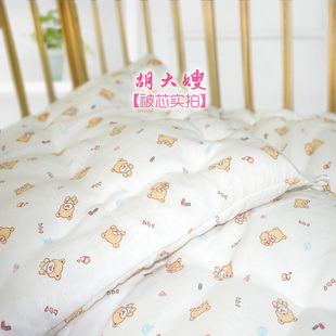 儿童被芯120x150cm棉花被子100x180四季保暖绗缝定做尺寸春秋薄夏