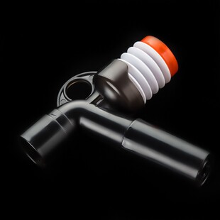 鱼缸真空虹吸抽水管吸砾石吸便器气动式水族箱换水器鱼缸清洁器