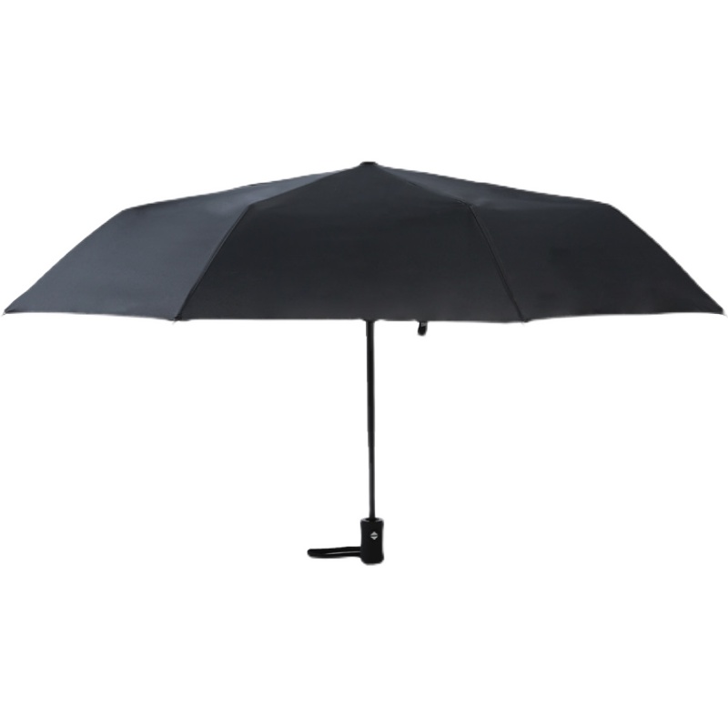 雨航 折叠伞自开自收雨伞加大加固防风三折男女全自动商务黑色伞